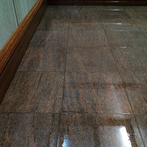 Atlantis West Apartments elevator floors refurbishment - after